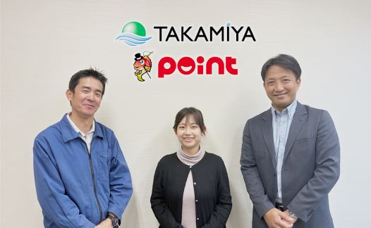 写真左：営業企画室 係長 平嶋様、写真中：営業企画室 藤本様、写真右：デジタル推進室 室長 古市様